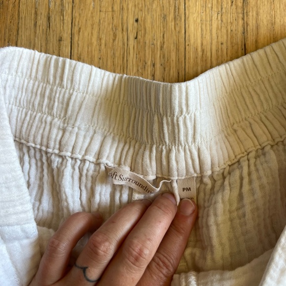 Soft Surroundings Cotton Pants - Picture 4 of 5